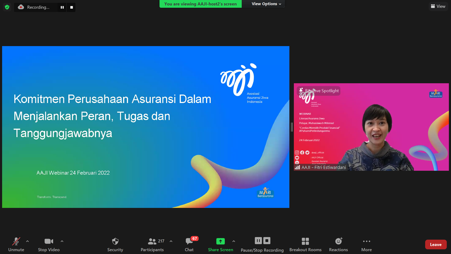 CEO Mengajar di FMIPA Universitas Sam Ratulangi